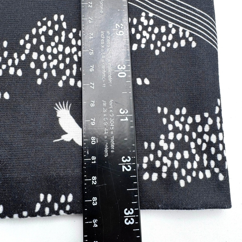 YUMI LONDON NWT Women's 4 Black Bird Floral Print Pockets Shift Mini‎ Dress - Picture 8 of 9